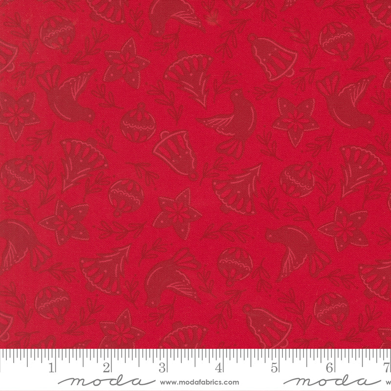 Merrily on High – Christmas Toss – Red