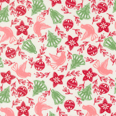Merrily on High – Christmas Toss – Cream