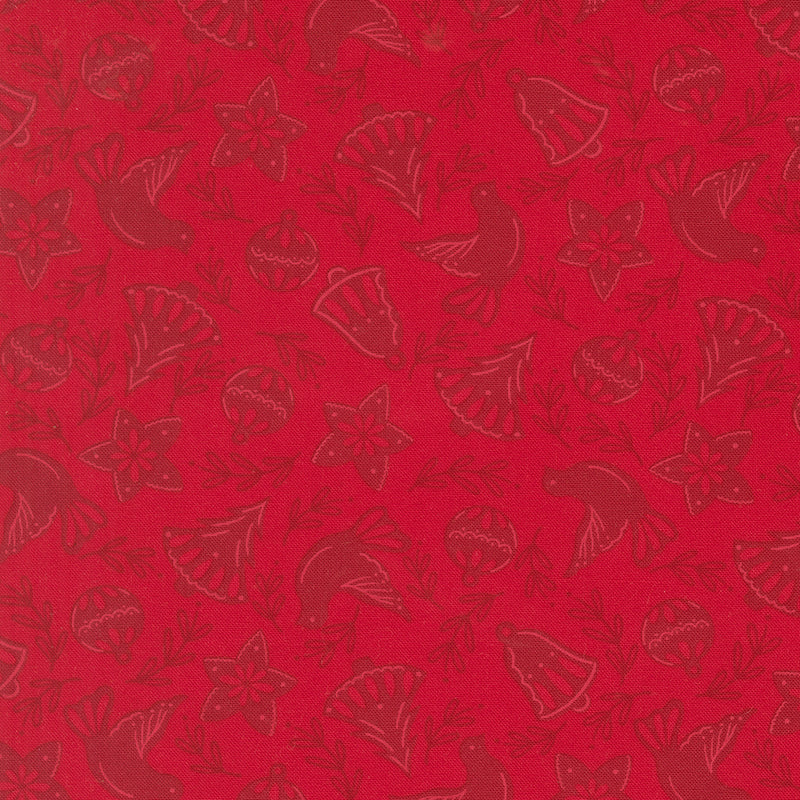 Merrily on High – Christmas Toss – Red