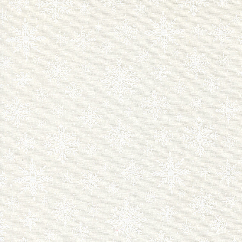 Merrily on High – Snowflakes – Cream