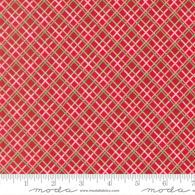 Merrily on High – Plaid – Red