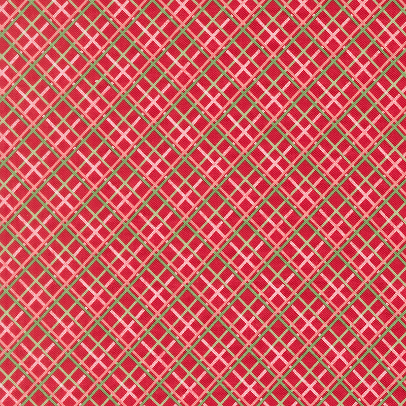 Merrily on High – Plaid – Red