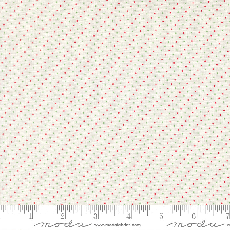 Merrily on High – Tiny Dots – Cream