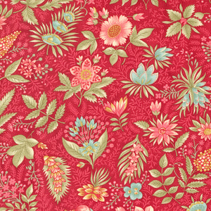 Etchings - Joyful Jacobean - Red