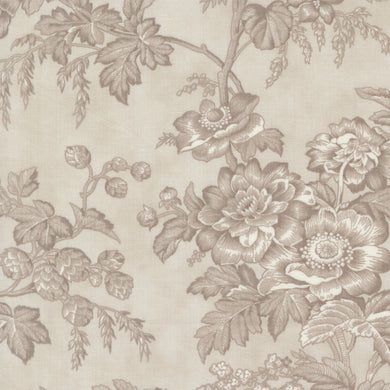 3 Sisters Vintage Linens - Large Floral - Silver