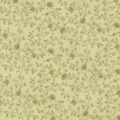 Meadow Greens - Floral Leaf Vine Butterfly - Celery