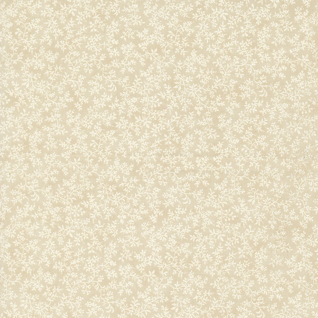 3 Sisters Vintage Linens - Poetic Vines - Taupe