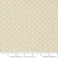 3 Sisters Vintage Linens - Perfect Dots - Taupe