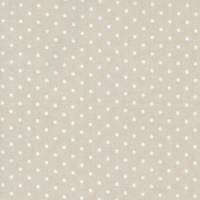 3 Sisters Vintage Linens - Perfect Dots - Silver