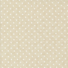 3 Sisters Vintage Linens - Perfect Dots - Taupe
