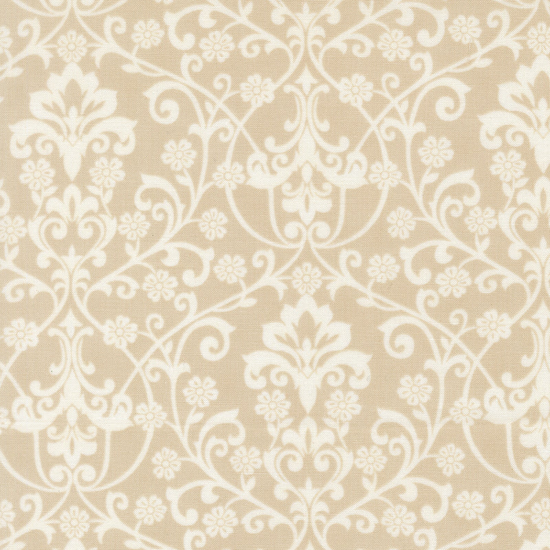 Breathtaking Blues – Manor Scroll – Sand