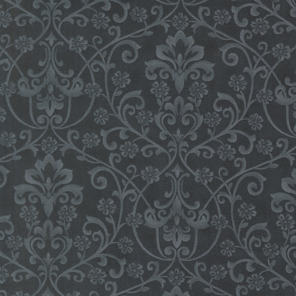 Breathtaking Blues – Manor Scroll – Charcoal