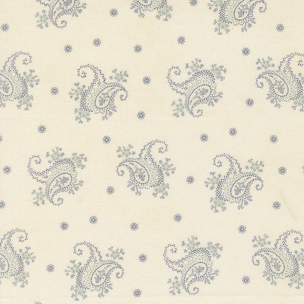 Breathtaking Blues – Petite Paisley – Ivory