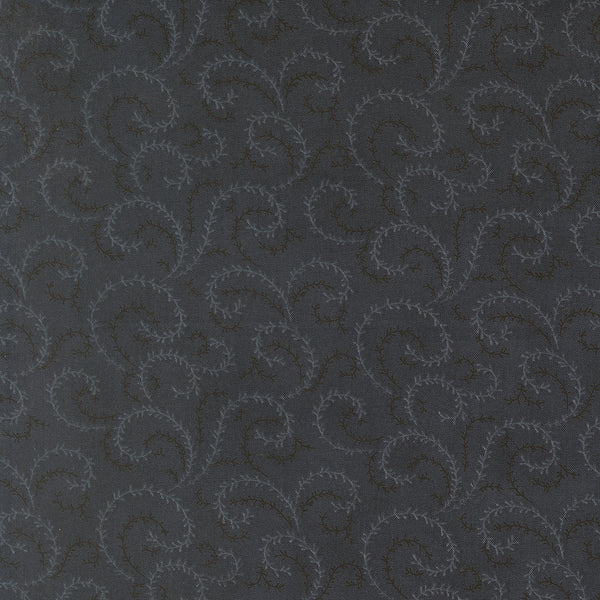 Breathtaking Blues – Paisley Vine – Charcoal
