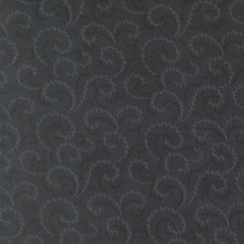 Breathtaking Blues – Paisley Vine – Charcoal
