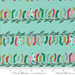 Cozy Wonderland - Stocking Stripe - Aqua