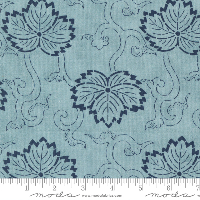 Indigo Blooming - Hasu Floral - Water