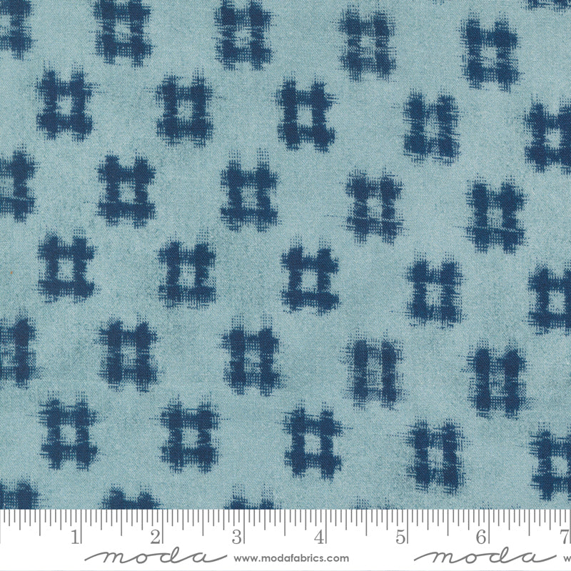 Indigo Blooming - Bara Ikat - Water