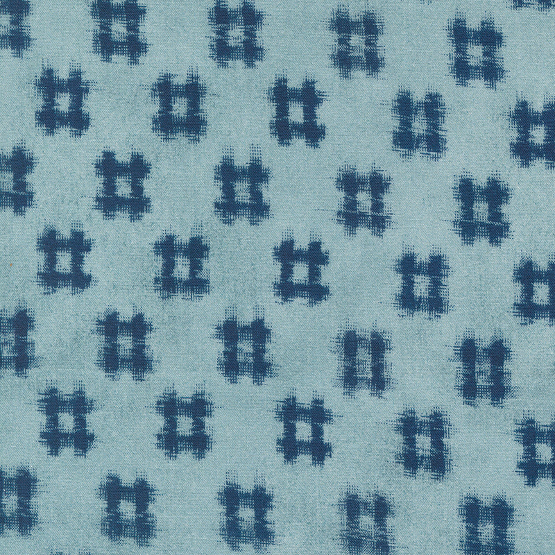 Indigo Blooming - Bara Ikat - Water