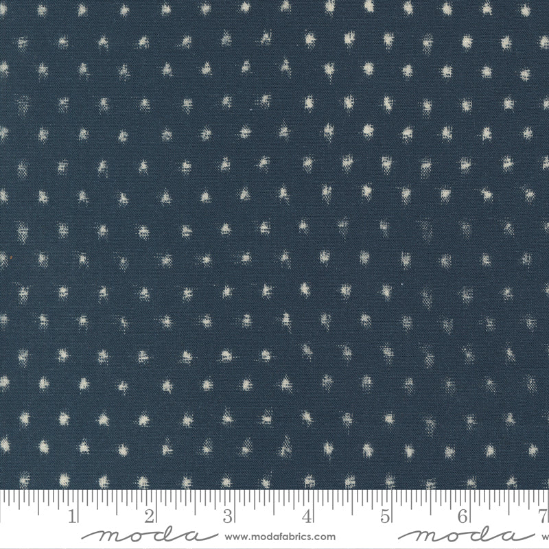 Indigo Blooming - Sakura Dots - Midnight