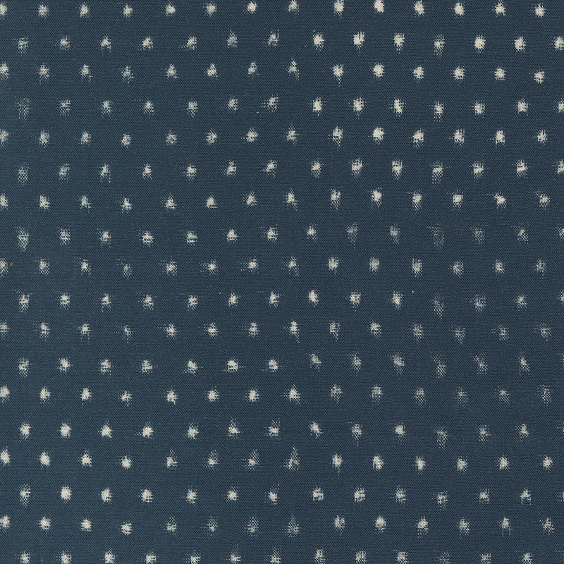 Indigo Blooming - Sakura Dots - Midnight