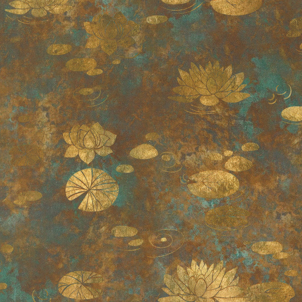 Tranquil Patina – Waterlily Pond – Bronze – 48110 13