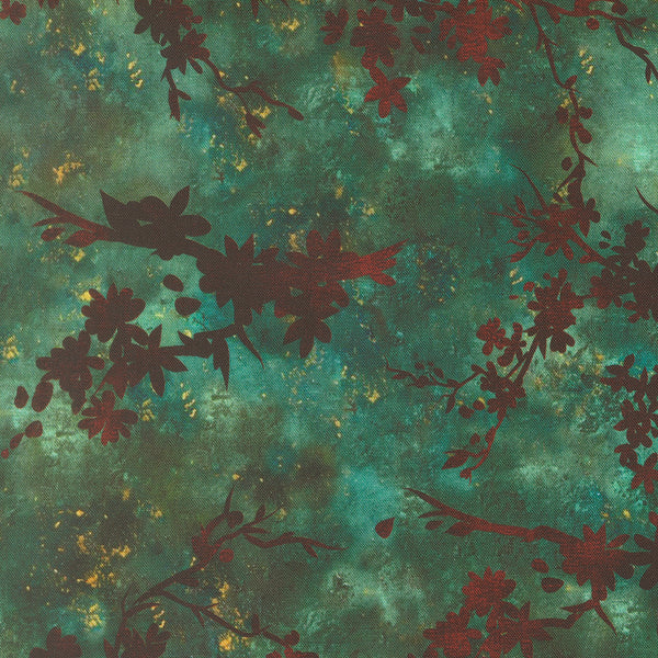 Tranquil Patina – Botanical Silhouettes – Emerald – 48111 12