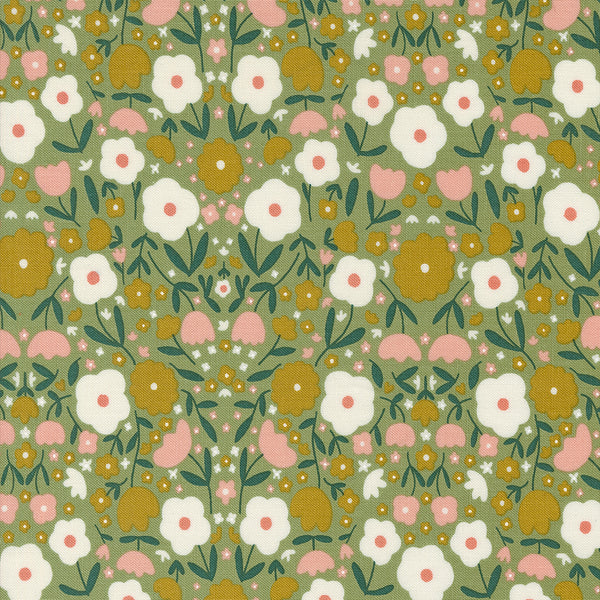 Imaginary Flowers - Peppy Petals - Sage