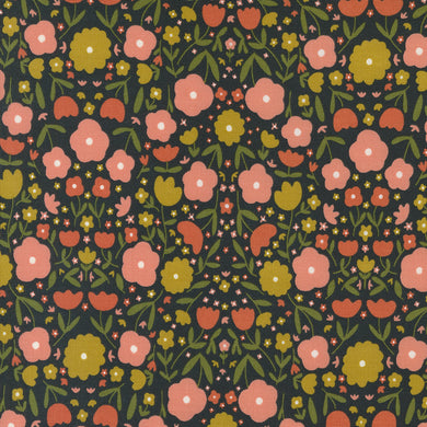 Imaginary Flowers - Peppy Petals - Ebony