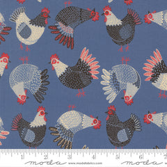The Henhouse - Tossed Chickens - Cobalt