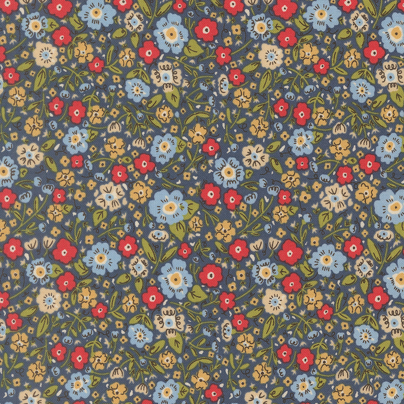 The Henhouse - Calico - Denim