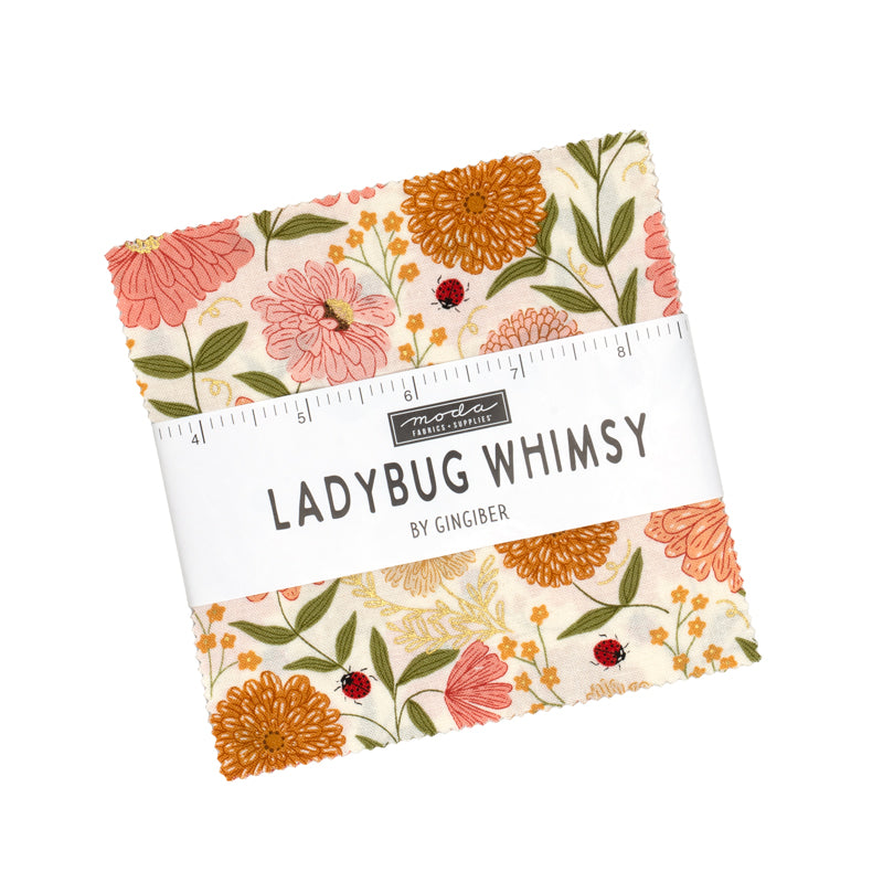 Ladybug Whimsy Charm Squares
