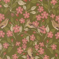 Ladybug Whimsy - Songbird Blossoms Olive
