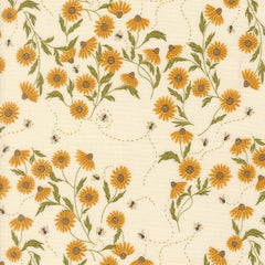 Ladybug Whimsy - Buzzing Daisies Cream