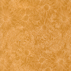 Ladybug Whimsy - Wildflower Sketch Mustard