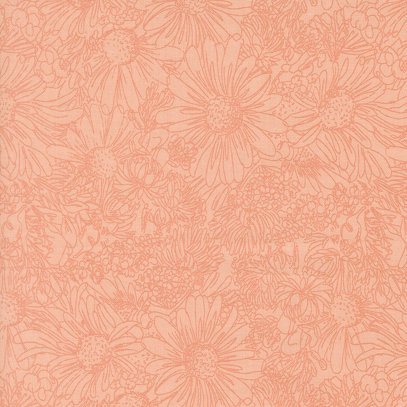 Ladybug Whimsy - Wildflower Sketch Blush