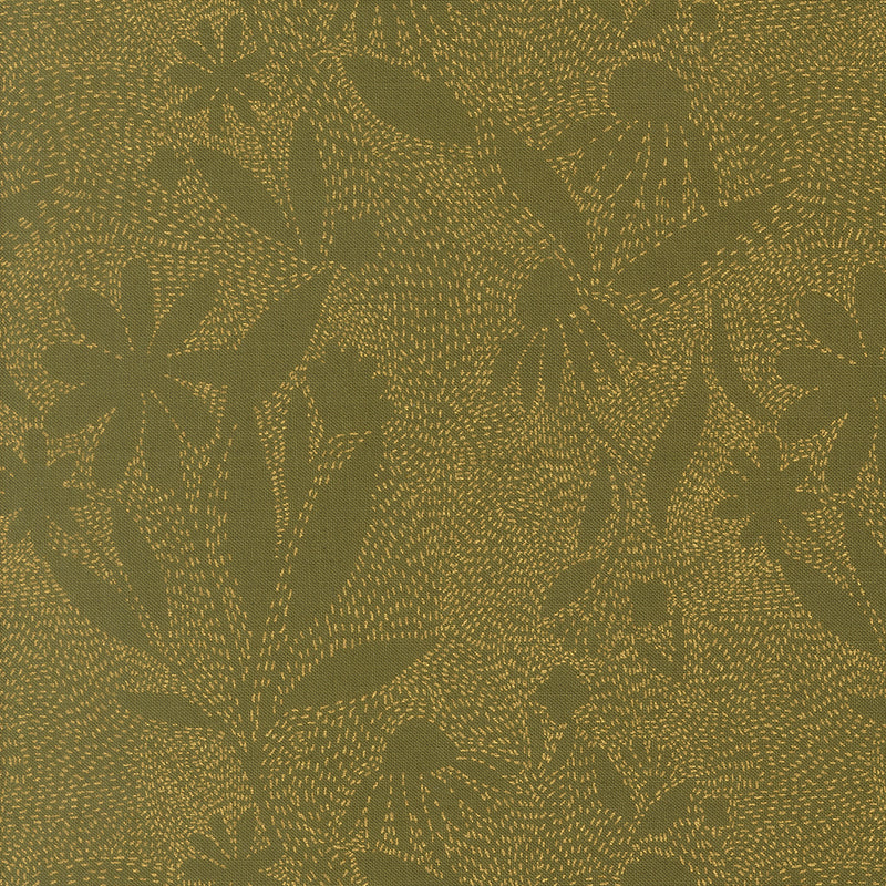 Ladybug Whimsy - Stitched Petals Olive