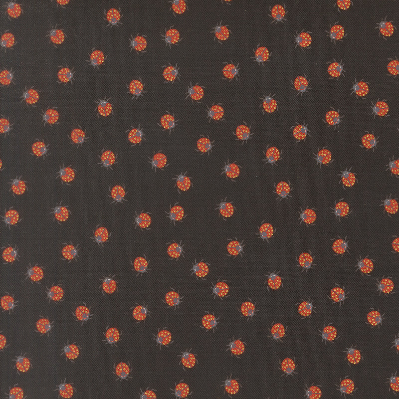 Ladybug Whimsy - Tiny Ladybugs Charcoal
