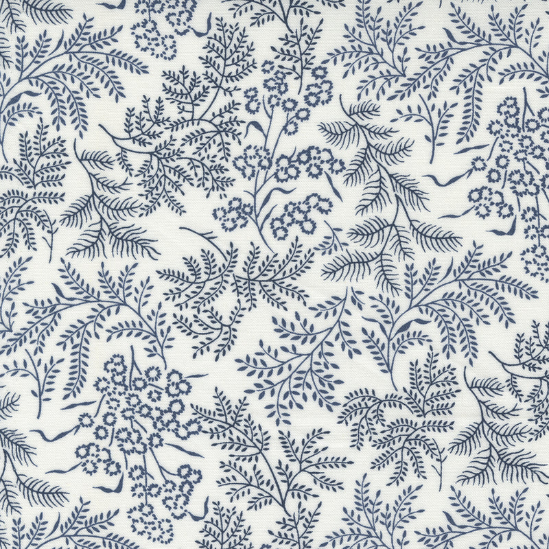 Nantucket Summer - Floral Cream Navy