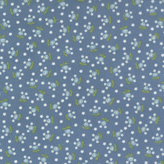 Nantucket Summer - Fairground Small Floral Lake Blue