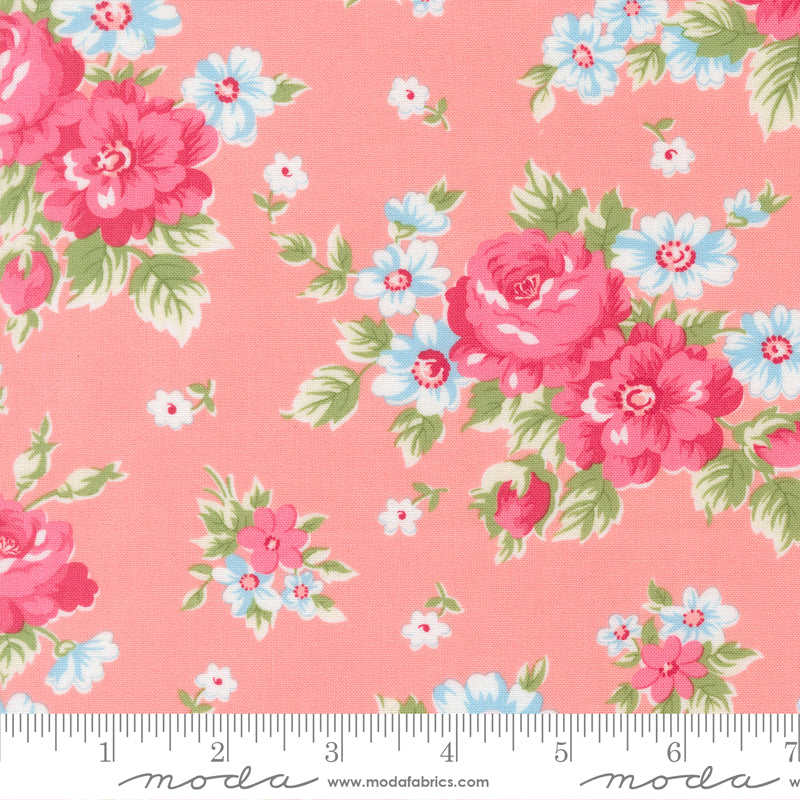 A Cat Named Stitched - Blooming Florals in Blush