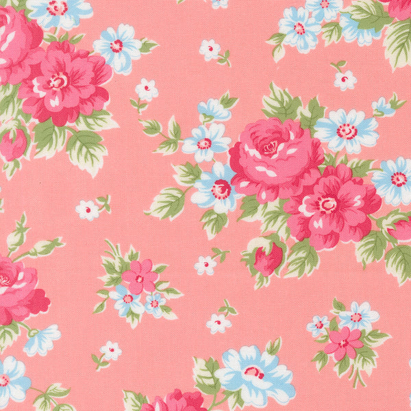A Cat Named Stitched - Blooming Florals in Blush