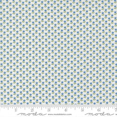 A Cat Named Stitched - Tulips in Cream and Blue