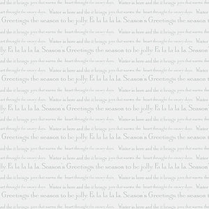 White Christmas - Phrases on Silver