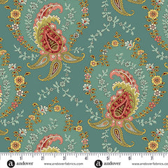 Secret Stash Favourites Blue Willow - Paisley Teal