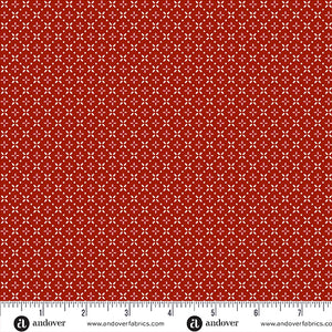Cozy House - Grandma's Stitches in garnet