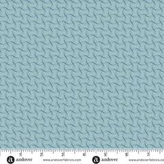 Sewing Bird - Ribbon Weave - Denim - A1611-B