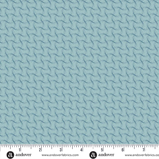 Sewing Bird - Ribbon Weave - Denim - A1611-B