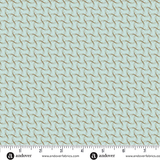 Sewing Bird - Ribbon Weave - Adriatic - A1611-LB