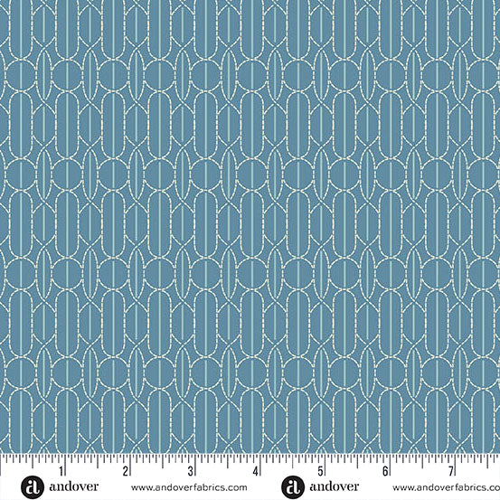 Sewing Bird - Pin Tuck - Deep Indigo - A1614-B
